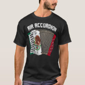 T-shirt Air Accordion Mexicain Drapeau Mexique National (Devant)