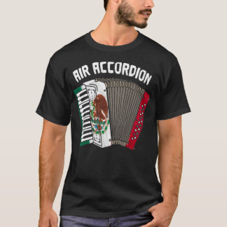 T-shirt Air Accordion Mexicain Drapeau Mexique National