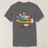 T-shirt Air Corp Tuskegee Airmen Redtails 3AC X (Design devant)