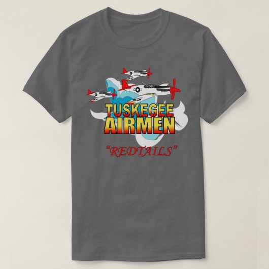 T-shirt Air Corp Tuskegee Airmen Redtails 3AC X (Design devant)