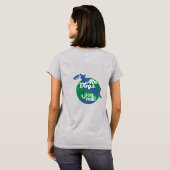 T-shirt Air Dogs Rose (Dos entier)