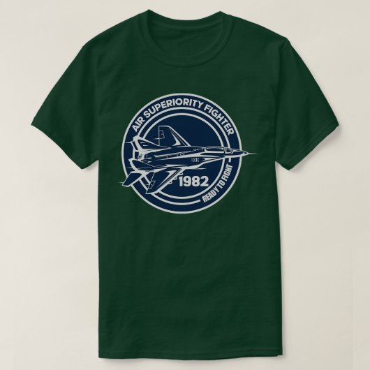 T-SHIRT AIR FIGHTER JET (Design devant)