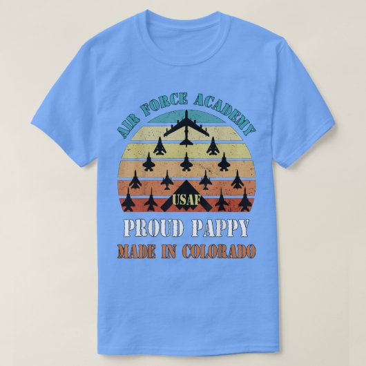 T-shirt Air Force Academy Daddy And Daughter Proud (Design devant)