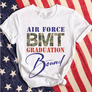 T-shirt Air Force BMT Graduation Bound Avant arrière