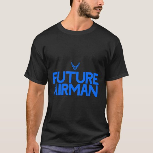 T-shirt Air Force Future Aviatrice Pour Hommes Femmes Enfa (Devant)