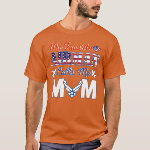 T-shirt Air Force Maman Mon Aéronef Favori M'Appelle Maman