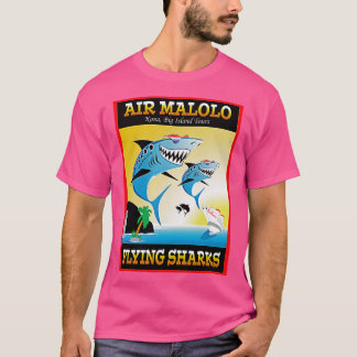 T-shirt Air Malolo Flying Sharks Big Island Tours