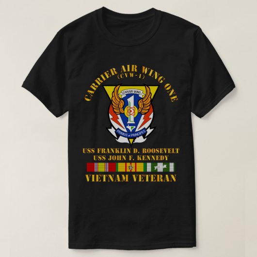 T-shirt Air Wing One Vietnam Vétérinaire w VN SVC (Design devant)