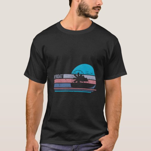 T-shirt Airboat Florida Everglades (Devant)