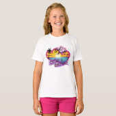 T-shirt Airbrush best friends design personnalisable T-Shi (Devant entier)