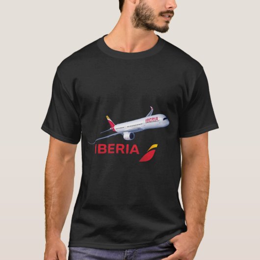 T-shirt Airbus A350 Iberia Airlines (Devant)