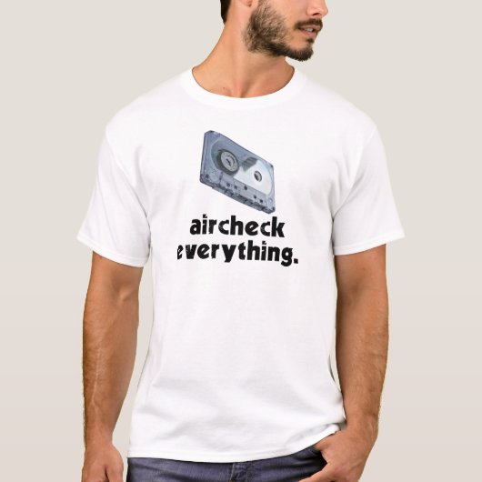 T-shirt Aircheck tout (noir) (Devant)
