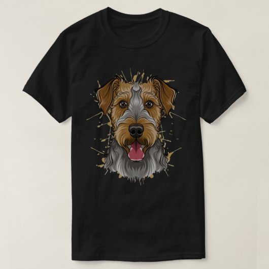 T-shirt airedale terrier (Design devant)