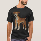 T-shirt airedale terrier (Devant)