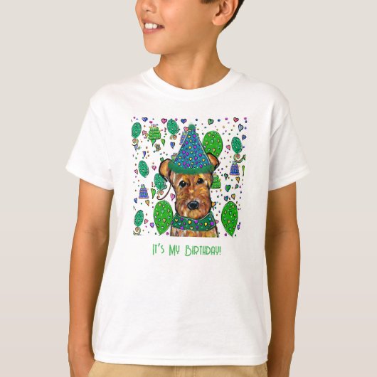 T-SHIRT AIREDALE TERRIER (Devant)