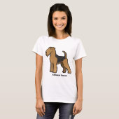T-shirt airedale terrier (Devant entier)