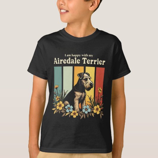 T-shirt Airedale Terrier (Devant)