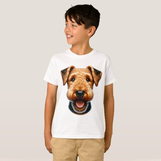 T-shirt Airedale Terrier (Devant entier)