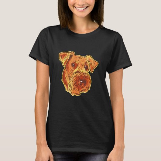 T-shirt Airedale Terrier Chien race (Devant)