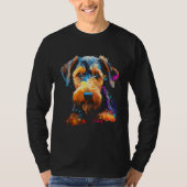 T-shirt Airedale Terrier Chiot Meilleur Chien Marcher Anim (Devant)