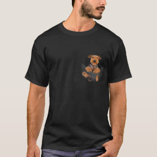 T-shirt Airedale Terrier dans ton cadeau de poche pour l'a