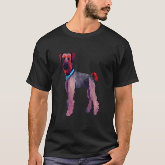 T-shirt Airedale Terrier dog breeds  Fans  quotes Family (Devant)