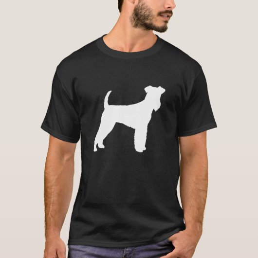 T-shirt Airedale Terrier Evolution Chien Retro Vintage (Devant)