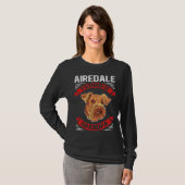 T-shirt Airedale Terrier Grandpa Dog Owner Airedale Terrie (Devant entier)