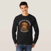 T-shirt Airedale Terrier Grandpa Dog Owner Airedale Terrie (Devant entier)