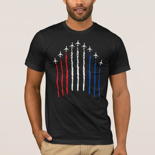 T-Shirt Airforce Flyover 4 Juillet (Devant)