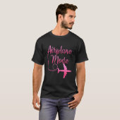 T-shirt Airplane Mode Traveling Vacation For (Devant entier)