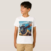 T-shirt Airplane Painting - Gift for Aviation Enthusiasts (Devant entier)