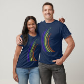 T-shirt Airplane Rainbow  CSD LGBTQ Pride (Unisexe)