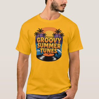 T-shirt Airs Groovy d'Été