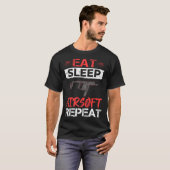 T-shirt Airsoft Gun Game Shooting Training Player Airsofti (Devant entier)