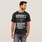 T-shirt Airsoft Gun Game Shooting Training Player Airsofti (Devant entier)