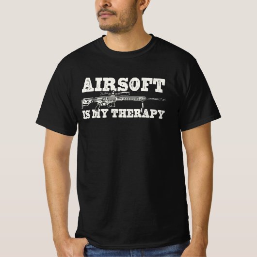 T-shirt Airsoft Is My Therapy (Devant)