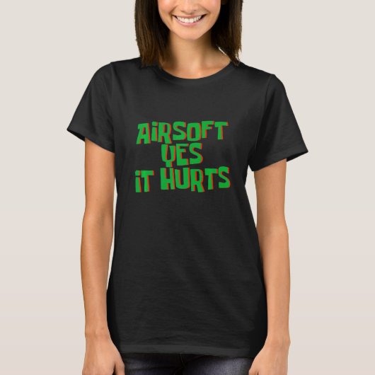 T-shirt Airsoft Oui Ça Fait Mal (Devant)