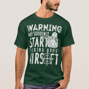 T-shirt Airsoft Shooting Sports Airsoft Player Copie