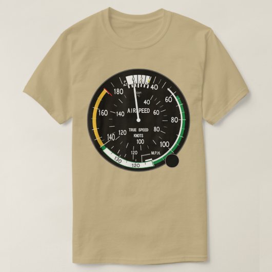 T-shirt Airspeed Altimeter Instrument Flight Pilot Aviatio (Design devant)