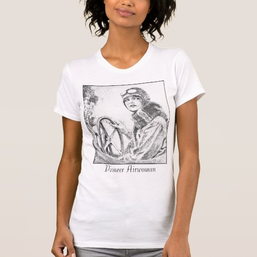 T-shirt Airwoman pionnier (Devant)