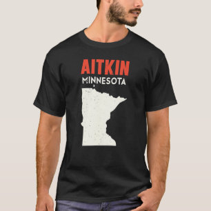 T-shirt Aitkin Minnesota USA State America Travel Minnesot