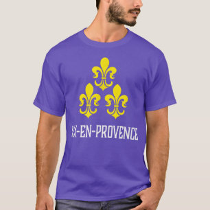 T-shirt Aix-en-Provence, France - Fleur de Lis