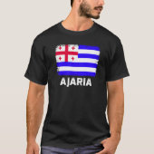 T-shirt Ajaria Drapeau Soutien Adjars Personnes Femmes Hom (Devant)