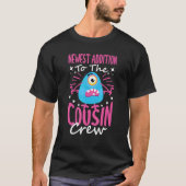 T-shirt Ajout Le Plus Récent À L'Équipage Cousin Pour Les  (Devant)
