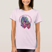 T-shirt Ajouter le nom Texte, mère et bébé Dragon (Devant)