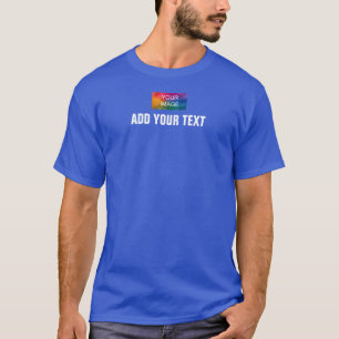 T-shirt Ajouter le texte de votre logo Image Homme Moderne