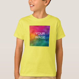 T-shirt Ajouter l'image Front Design Modèle Garçons Enfant