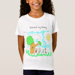 T-Shirt Ajouter l'oeuvre de votre enfant à cette oeuvre