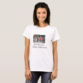 T-shirt ajouter nom photo texte Halloween enfant fille gar (Devant entier)